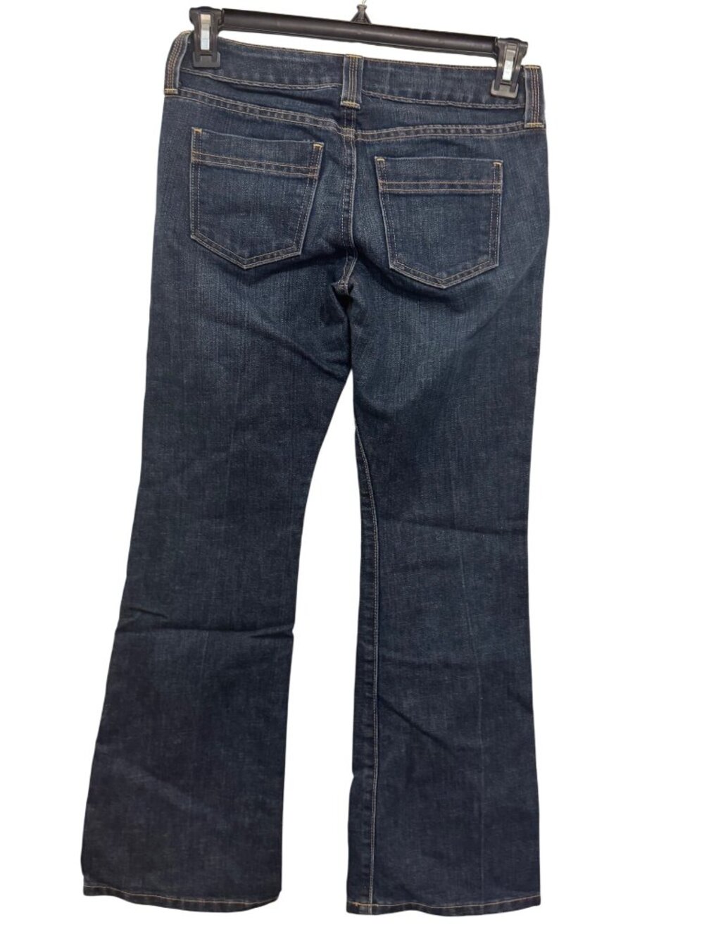 Gap Curvy Flare Dark Wash Denim Jeans Size 2 Ankle Mid Rise Bootcut Women’s - Picture 2 of 7